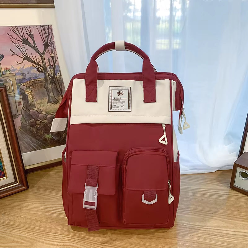 Large Capacity Casual Backpack with Waterproof Feature New College Style Travel and Computer Bag Wholesale 2774