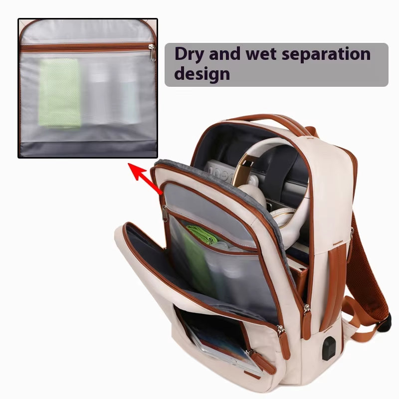 Backpack, Large-Capacity, Lightweight Computer Bag for Students, Business Leisure, Business Trip, College Student Schoolbag