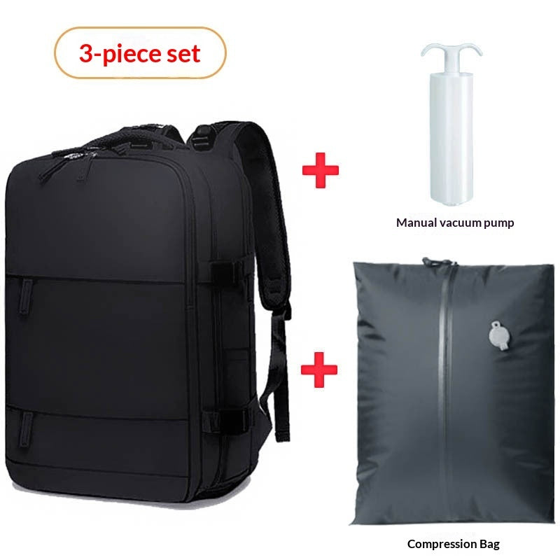 Vacuum-Compression Travel Waterproof Backpack