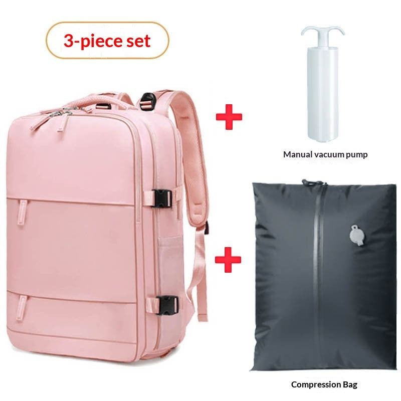 Vacuum-Compression Travel Waterproof Backpack
