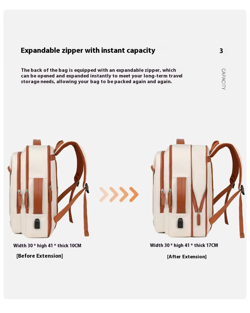 Backpack, Large-Capacity, Lightweight Computer Bag for Students, Business Leisure, Business Trip, College Student Schoolbag