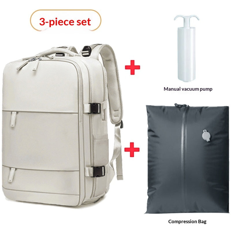 Vacuum-Compression Travel Waterproof Backpack