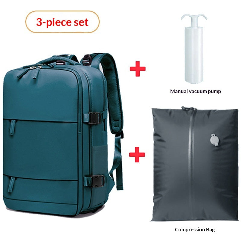 Vacuum-Compression Travel Waterproof Backpack
