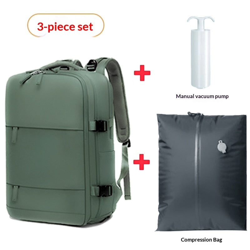 Vacuum-Compression Travel Waterproof Backpack