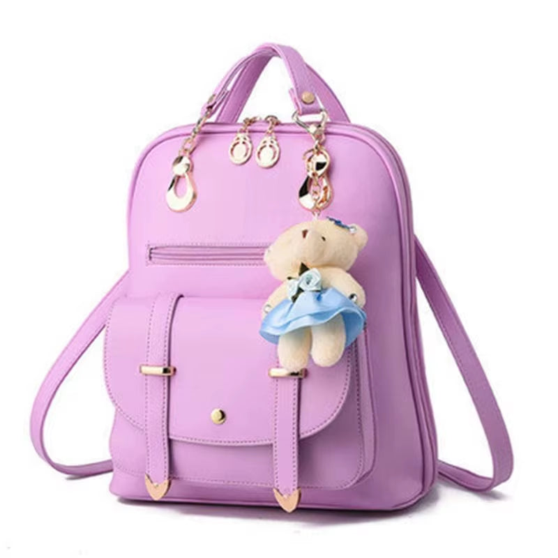 Girl Cute Mini School Backpack Womens Double Strap Shoulder Bag Wholesale Shoulder Bag New Trend Fashion Women'S Backpack