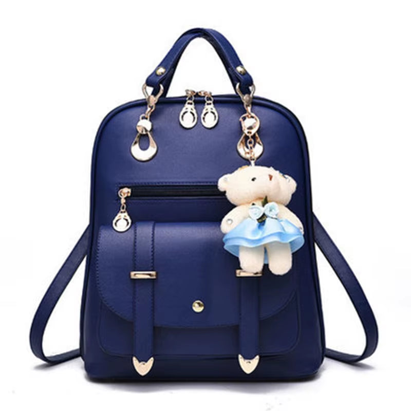 Girl Cute Mini School Backpack Womens Double Strap Shoulder Bag Wholesale Shoulder Bag New Trend Fashion Women'S Backpack