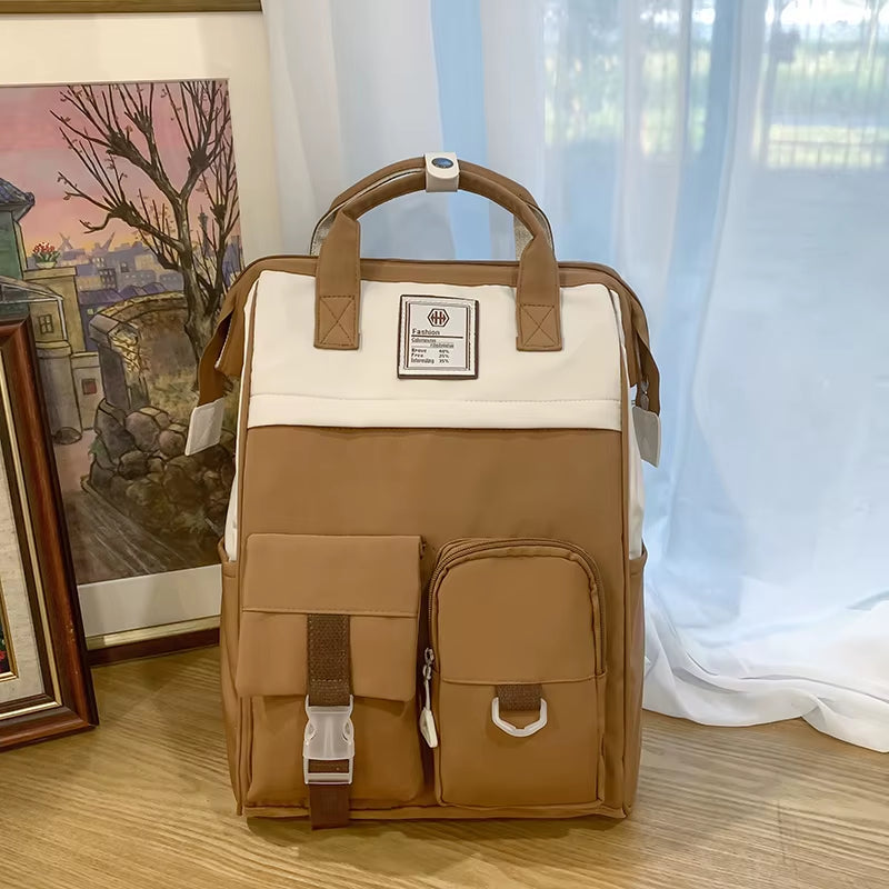 Large Capacity Casual Backpack with Waterproof Feature New College Style Travel and Computer Bag Wholesale 2774