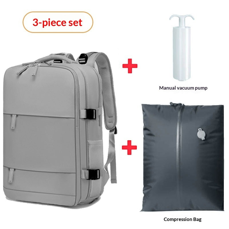 Vacuum-Compression Travel Waterproof Backpack